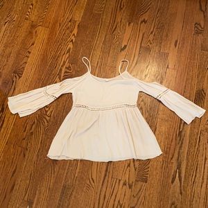 Beige top. Size medium